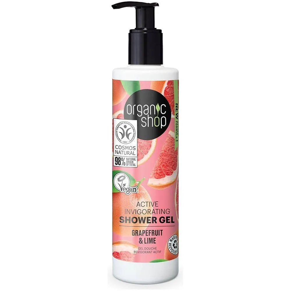 Organic Shop - Grapefruit & Lime Active Invigorating Shower Gel - GOLDFARMACI