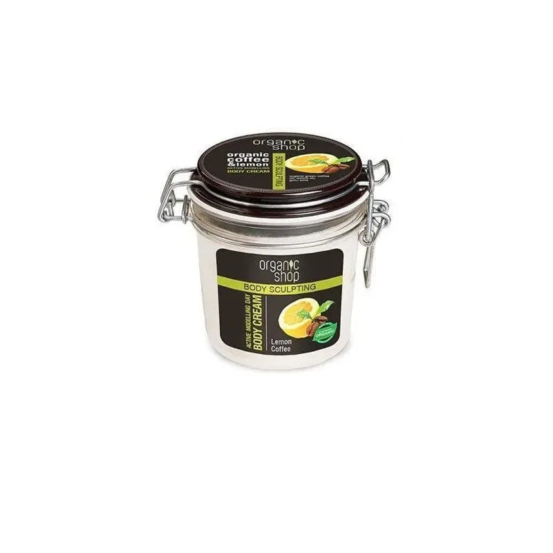 Organic Shop - Lemon & Coffee Body Sculpting Body Cream - GOLDFARMACI