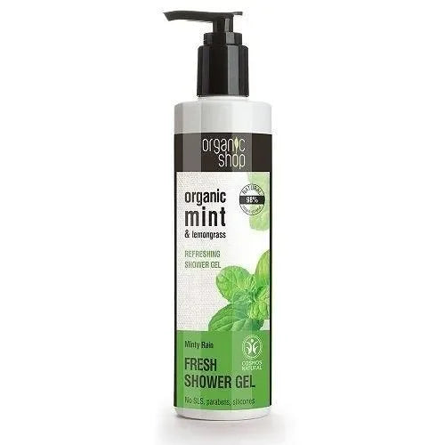 Organic Shop - Mint & Lemongrass Fresh Shower Gel - GOLDFARMACI