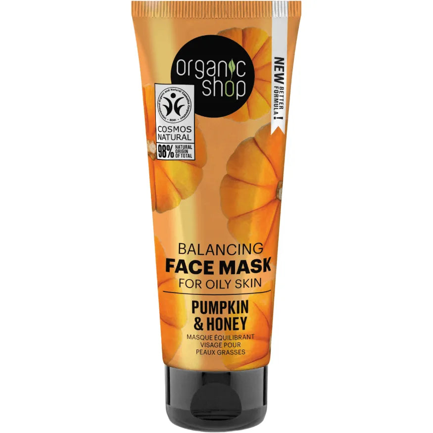 Organic Shop - Pumpkin & Honey Balancing Face Mask - GOLDFARMACI