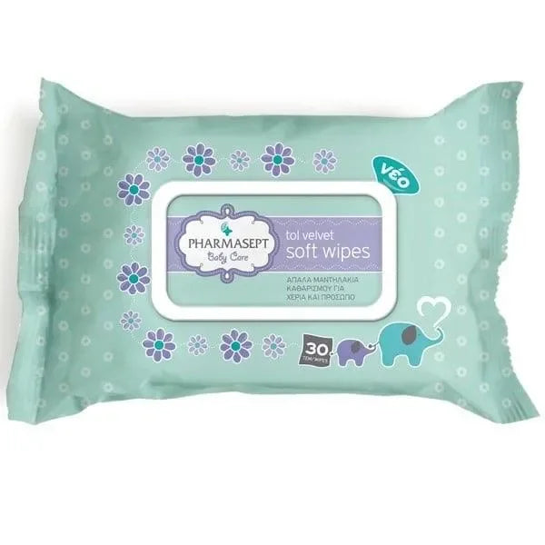 Pharmasept - Baby Soft Wipes 30pcs - GOLDFARMACI