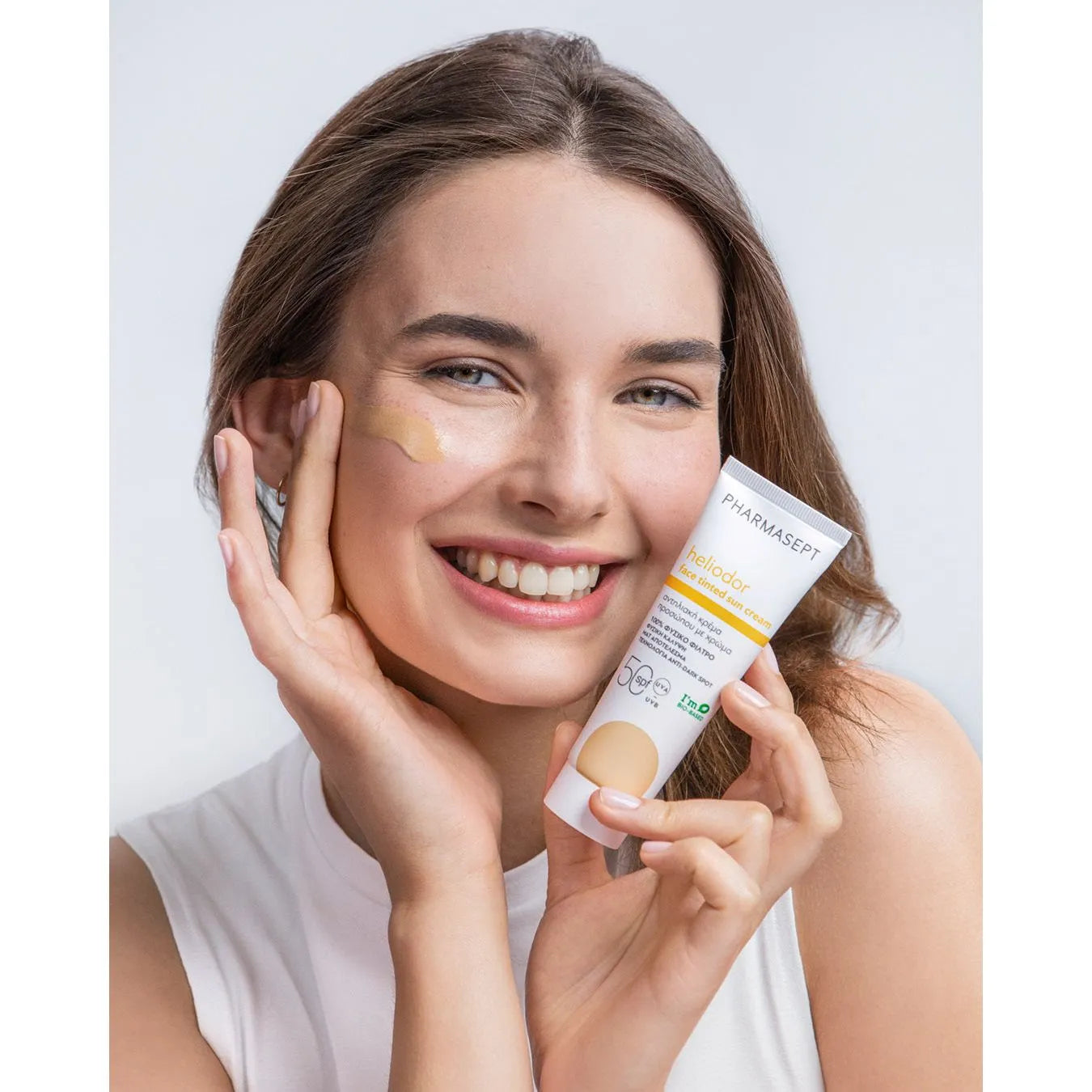 Pharmasept - Heliodor Face Tinted Sun Cream SPF50 - GOLDFARMACI
