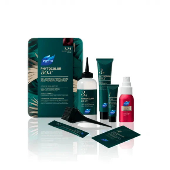 Phyto - Color Box 7.74 Light Chestnut Coppe - GOLDFARMACI