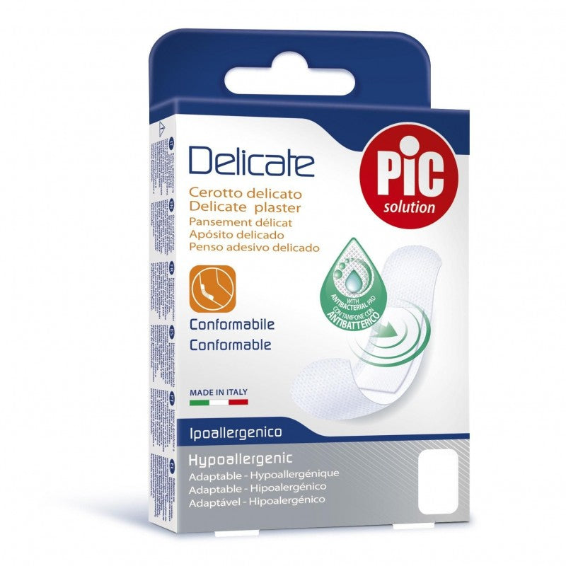 Pic Delicate Super Antibacterial Plasters 40 x 86 mm 10 pcs