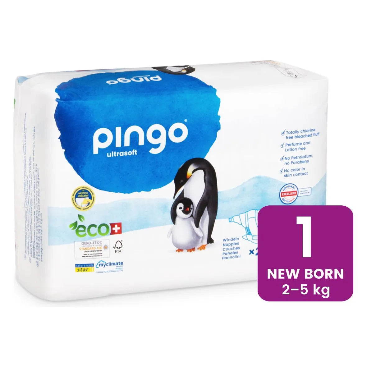 Pingo - Ultra Soft Nappies 1 Newborn (2-5kg) - GOLDFARMACI