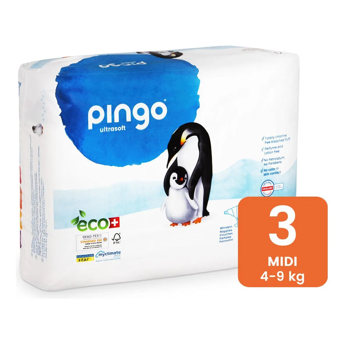 Pingo - Ultra Soft Nappies 3 Midi (4-9kg) - GOLDFARMACI