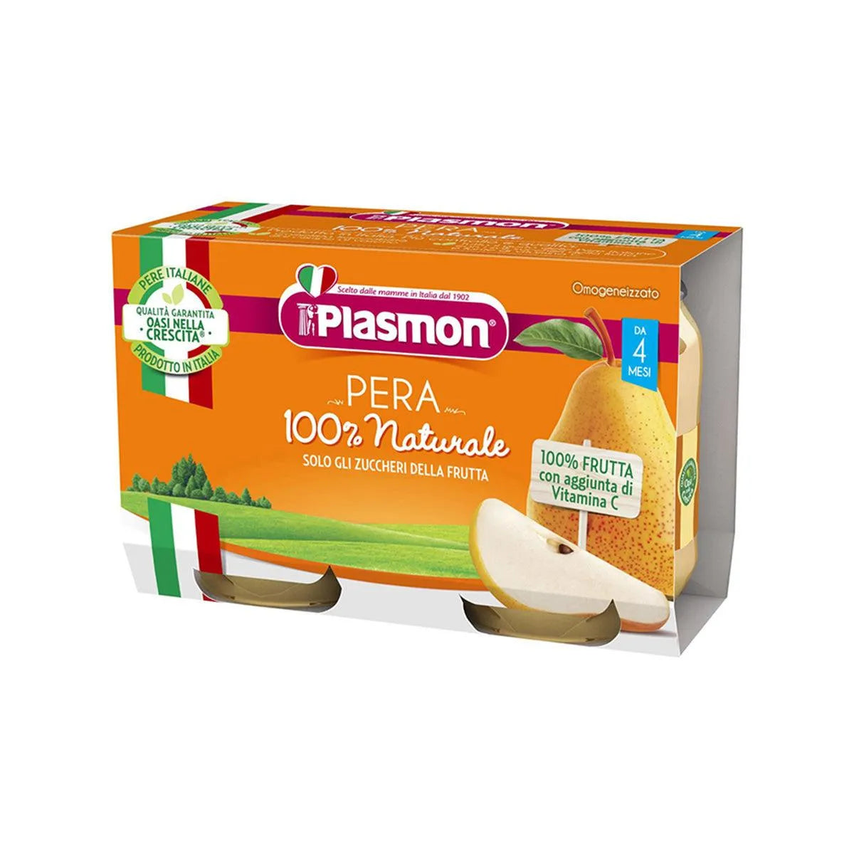 Plasmon – Pear Puree (4m+) - GOLDFARMACI