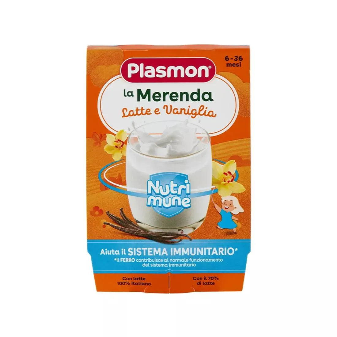 Plasmon – Snack with Milk and Vanilla (6m+) - GOLDFARMACI