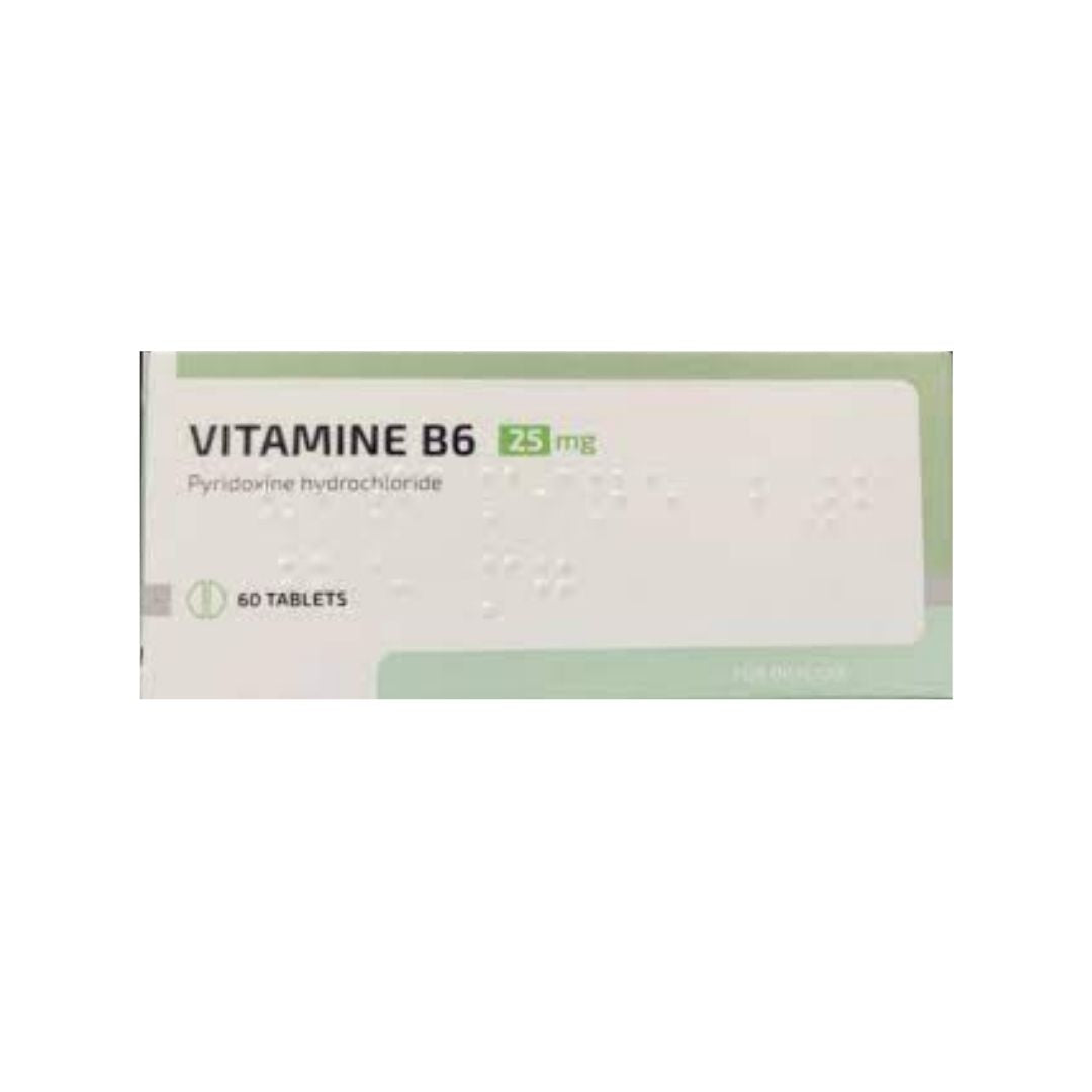 Profarma - Vitamin B6 25 mg – 60 Tablets