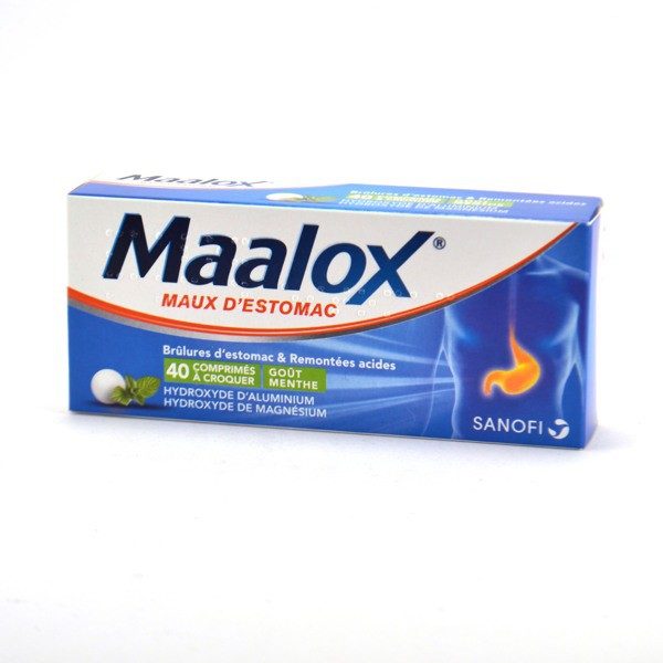 Sanofi - Maalox – 40 Chewable Tablets