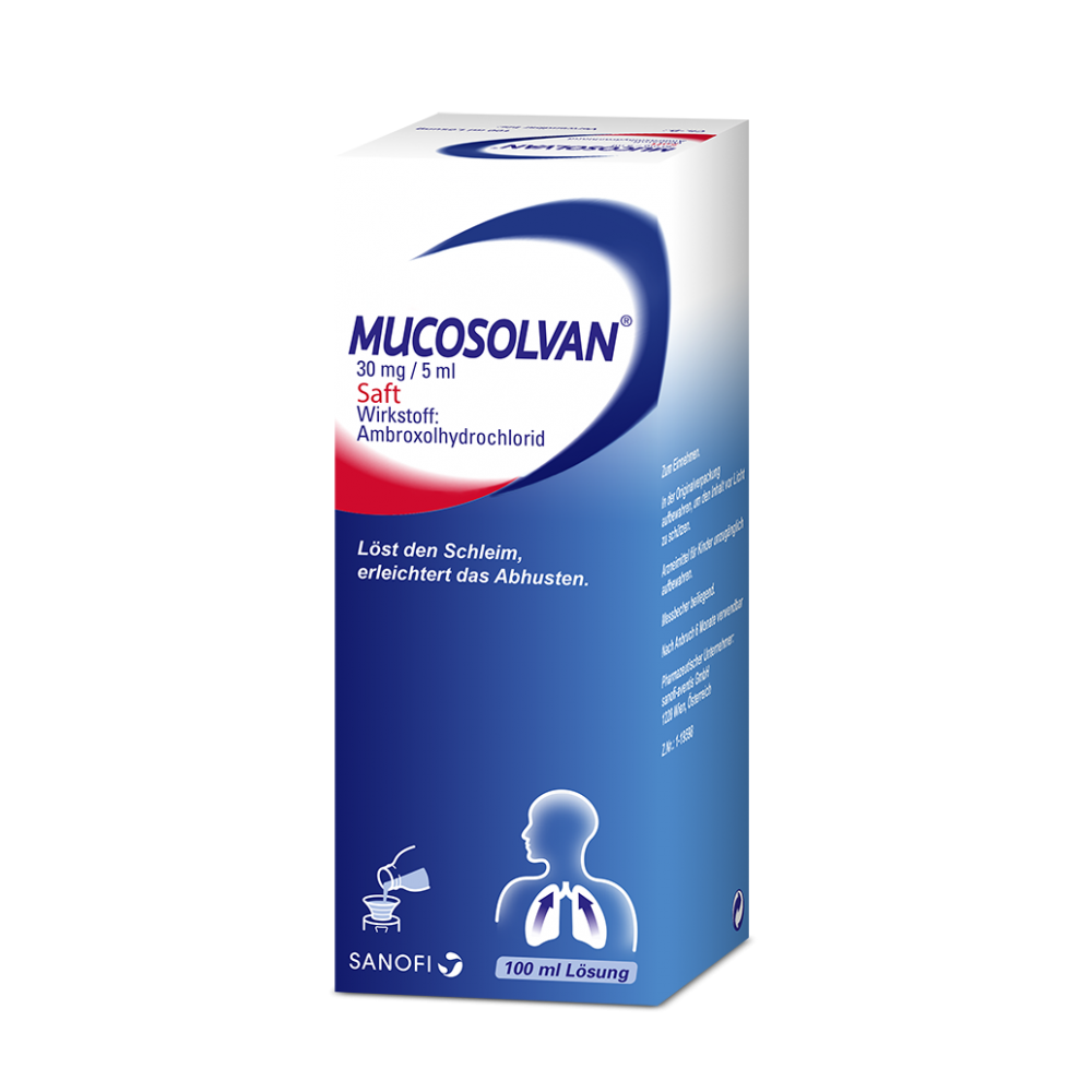 Sanofi - Mucosolvan 30 mg/5 ml Syrup – 100 ml