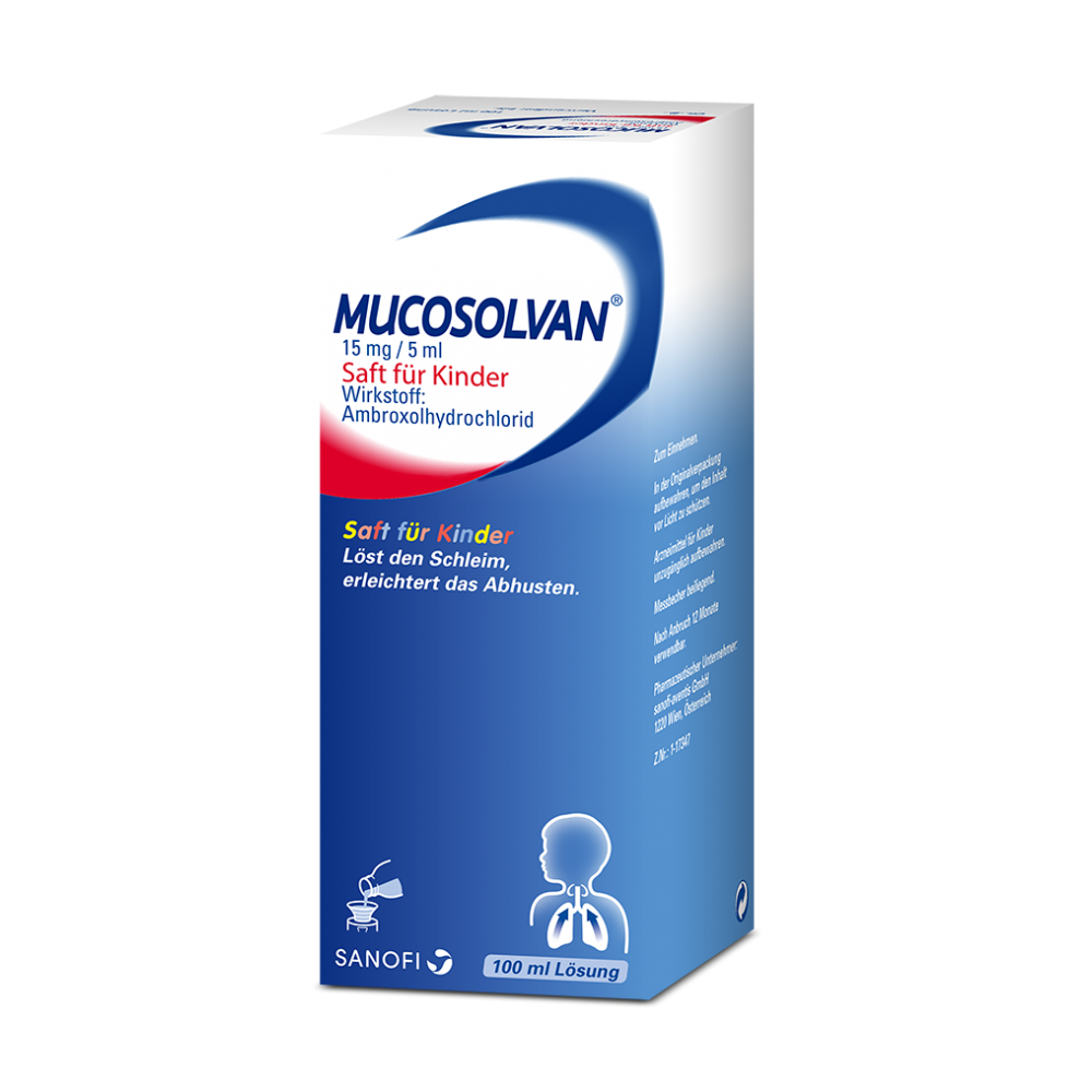Sanofi - Mucosolvan Junior 15 mg/5 ml Syrup – 100 ml