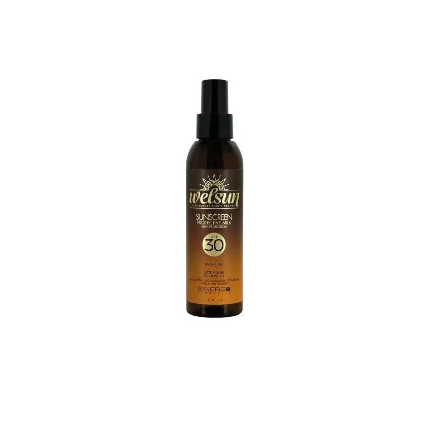 Sinergy Cosmetics - Welsun Sunscreen Protective Milk SPF30 - GOLDFARMACI