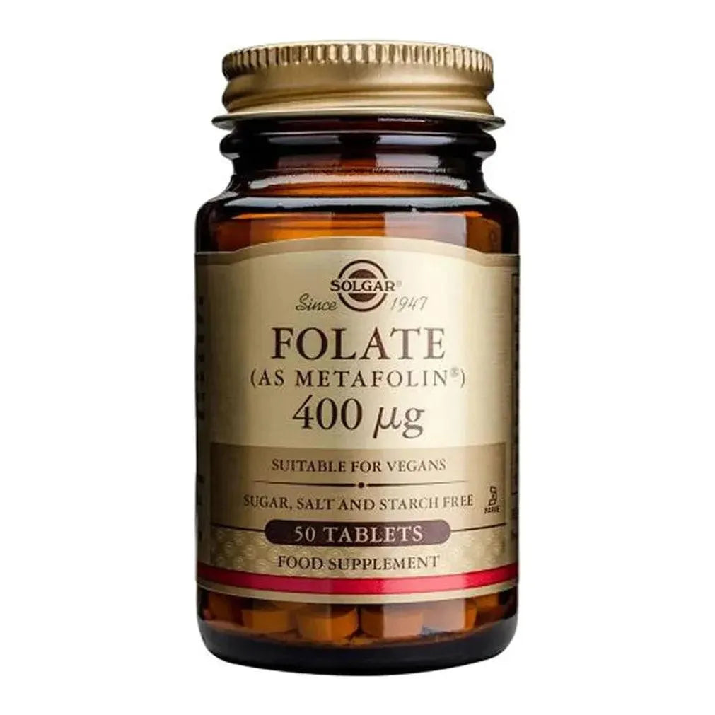 Solgar - Folate 400 mcg 50 tablets - GOLDFARMACI