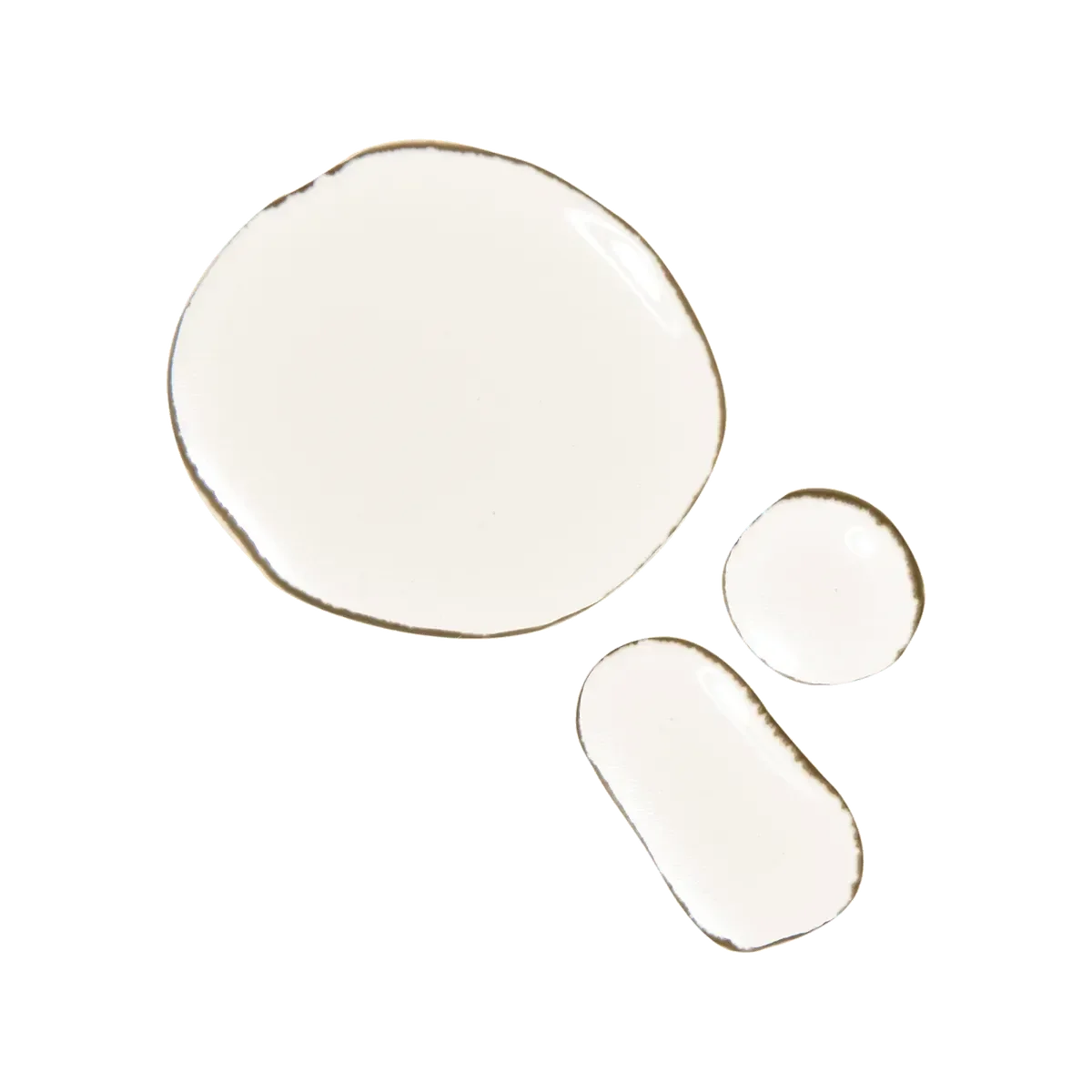 Organic cold-pressed borage seed oil drops for skincare on clear background