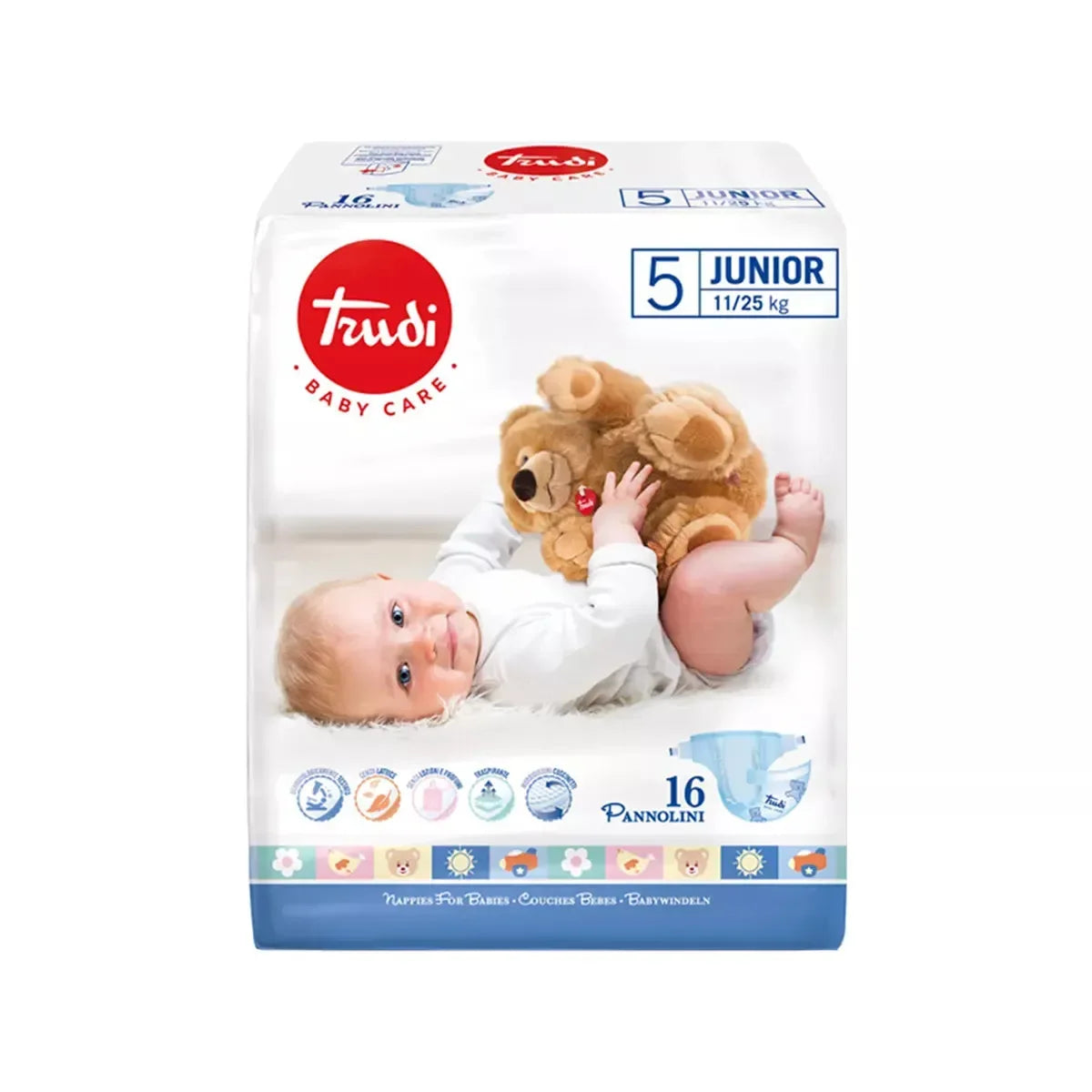Trudi - Baby Care Diapers Junior 5 - GOLDFARMACI