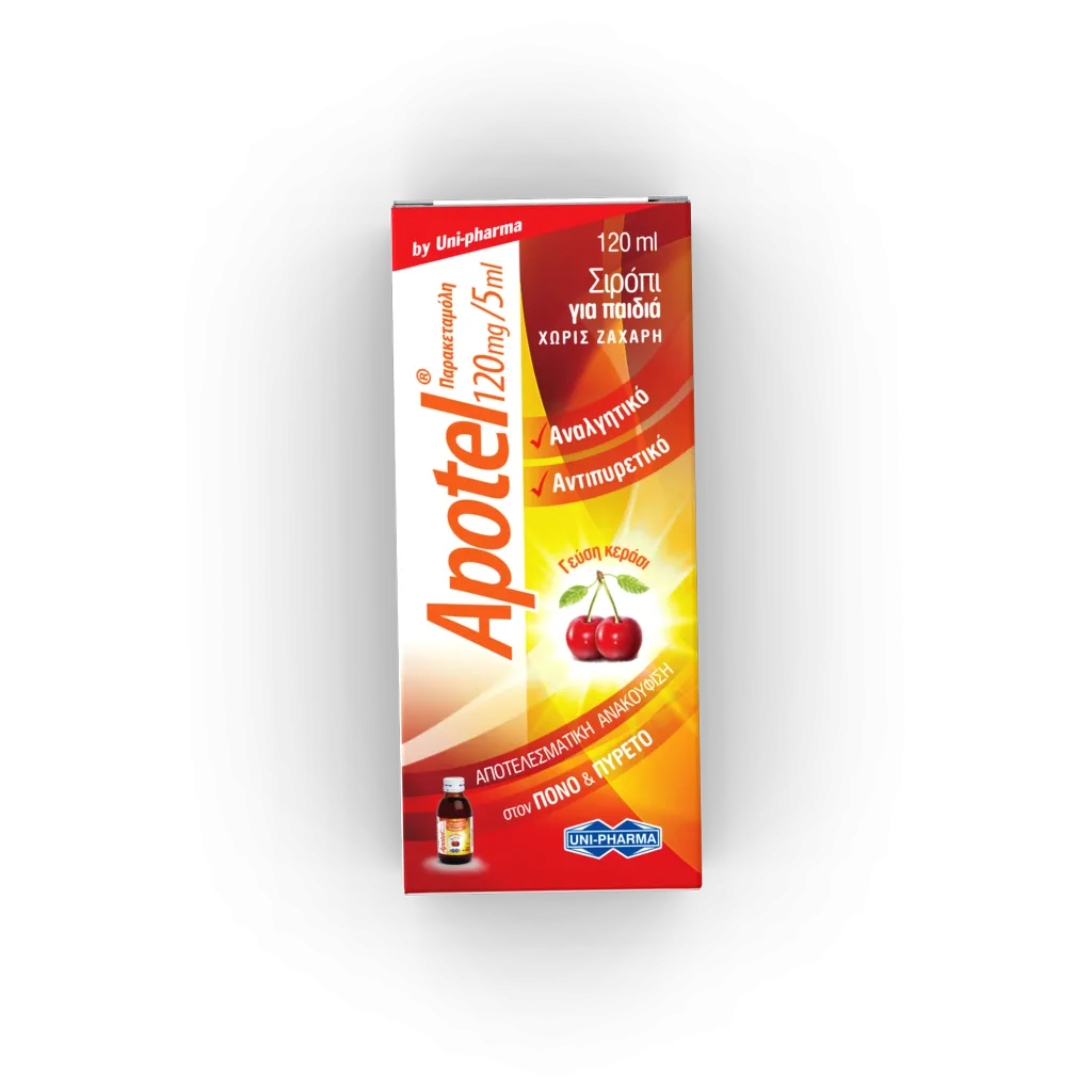 Uni-Pharma - Apotel 120mg/5ml (paracetamol) - GOLDFARMACI