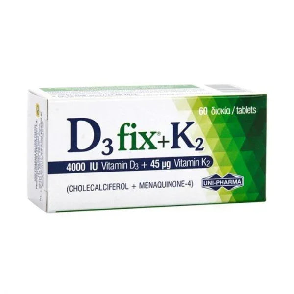 Uni-Pharma D3 Fix (4000 IU) & K2 - GOLDFARMACI