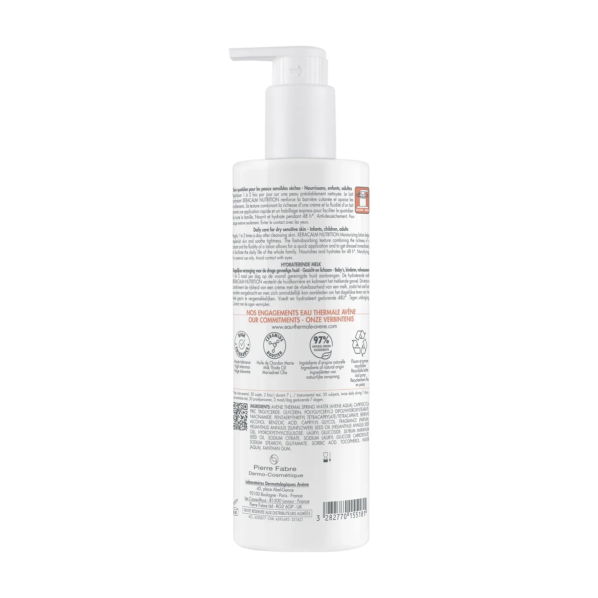 Avène XeraCalm Nutrition Moisturizing Lotion 400 ml