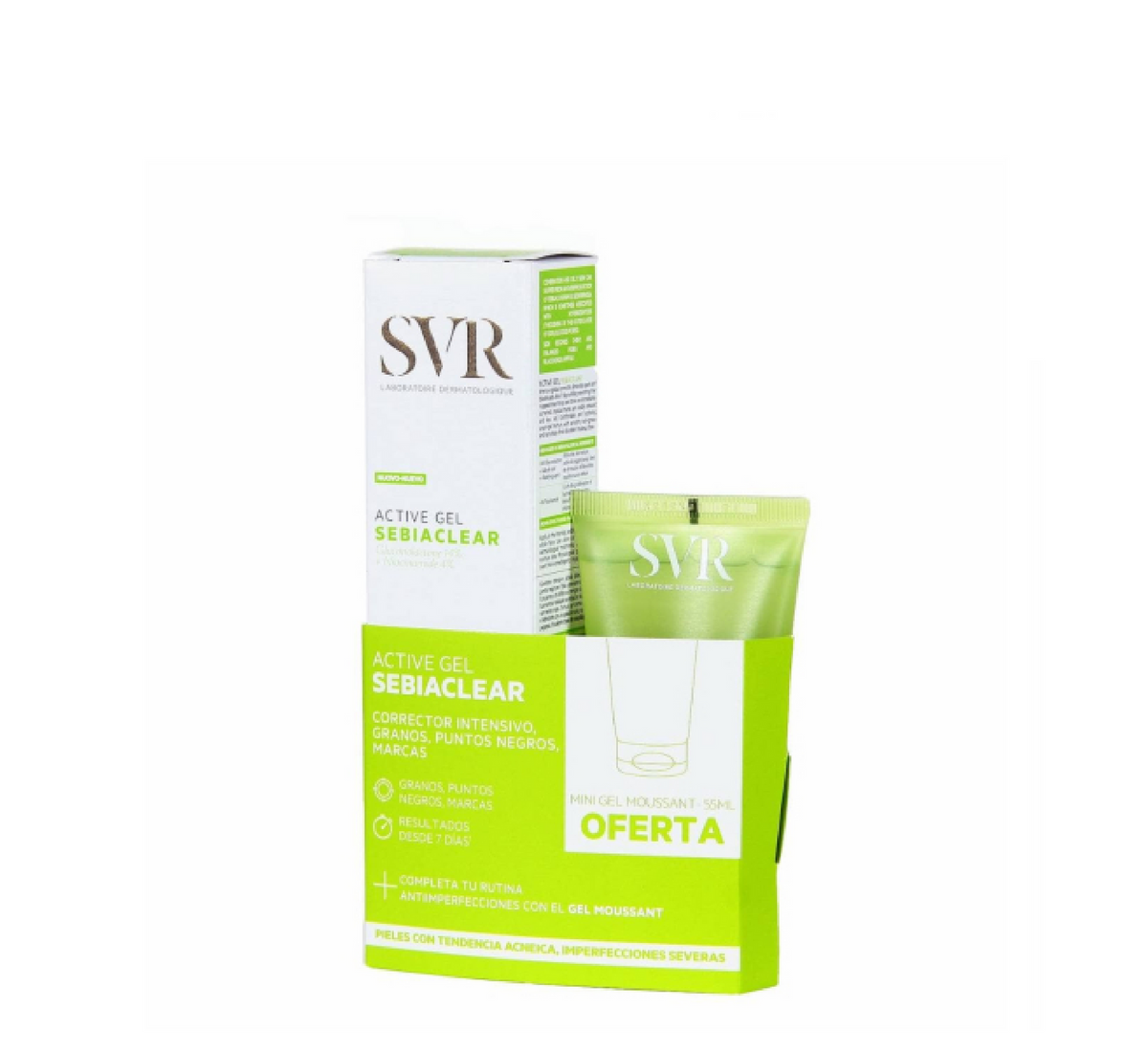 Set SVR Sebiaclear Active Gel dhe Cleanser