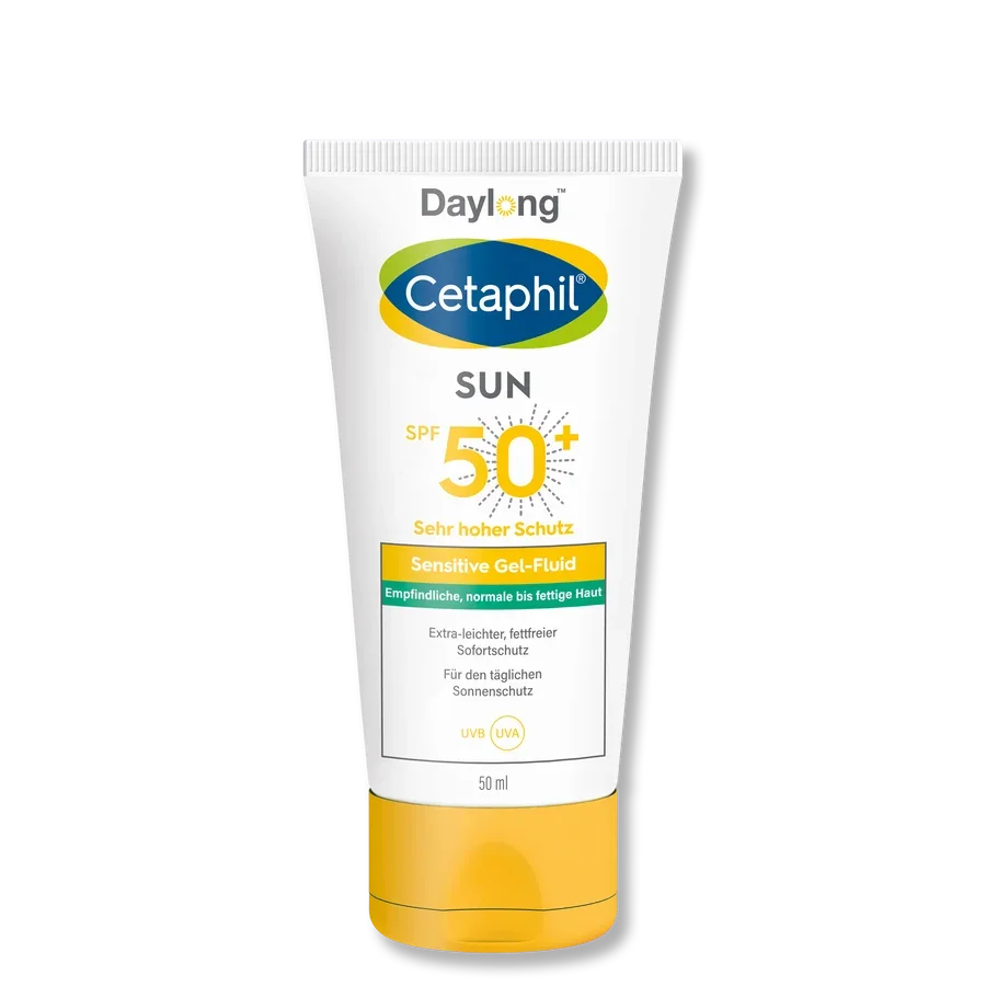 Tub i fluidit-xhel Cetaphil SUN Sensitive SPF 50+, 50 ml