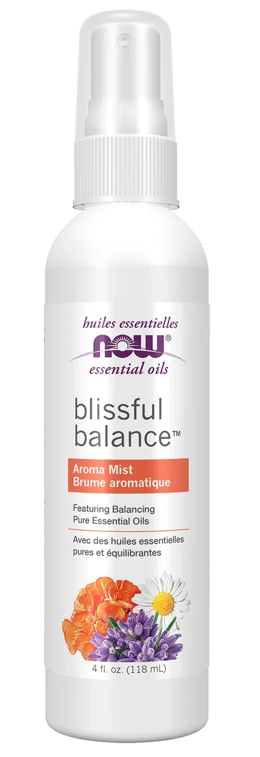 NOW Blissful Balance Aroma Mist 118 ml bottle