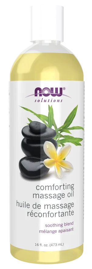 NOW Comforting Massage Oil bottle 473 ml