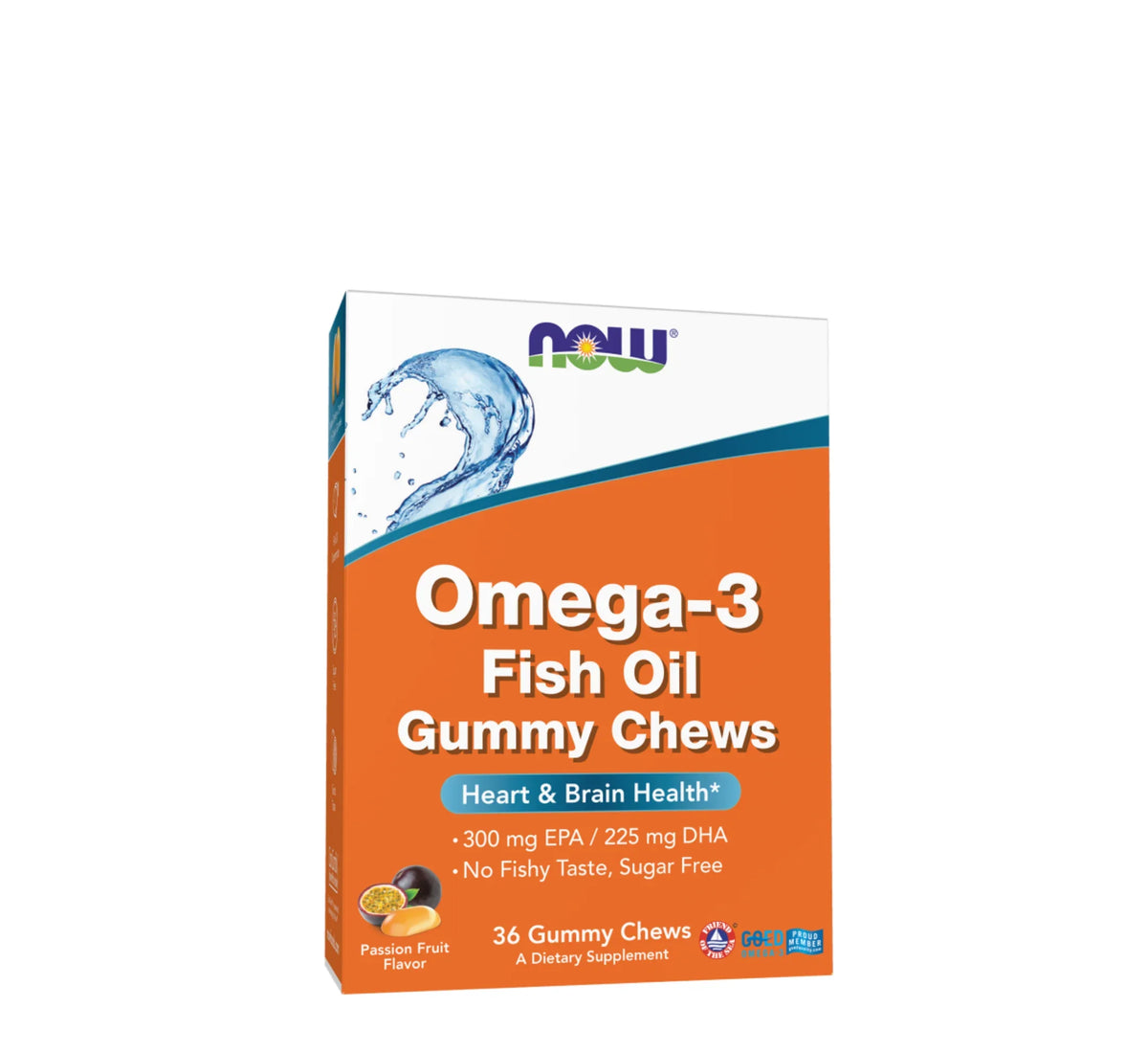 NOW - Omega-3 Fish Oil Gummy Chews - 36 Count