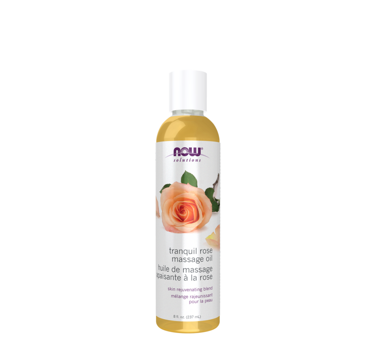 NOW - Tranquil Rose Massage Oil - 237 mL