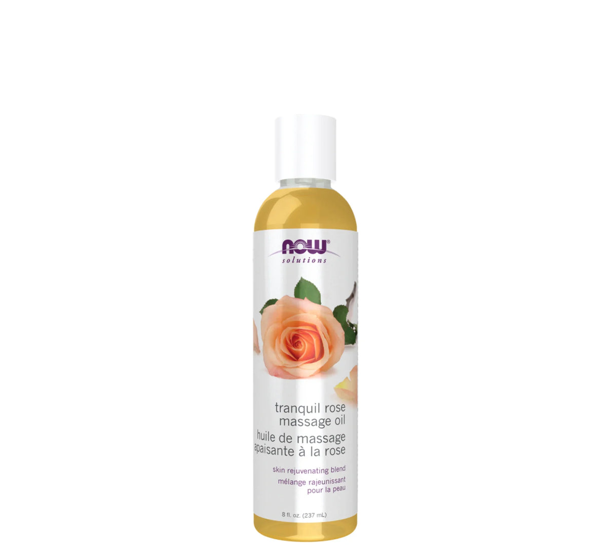 NOW - Tranquil Rose Massage Oil - 237 mL