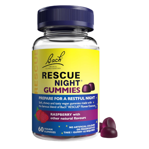 RESCUE® Night Gummies raspberry flavour, 60 gummies