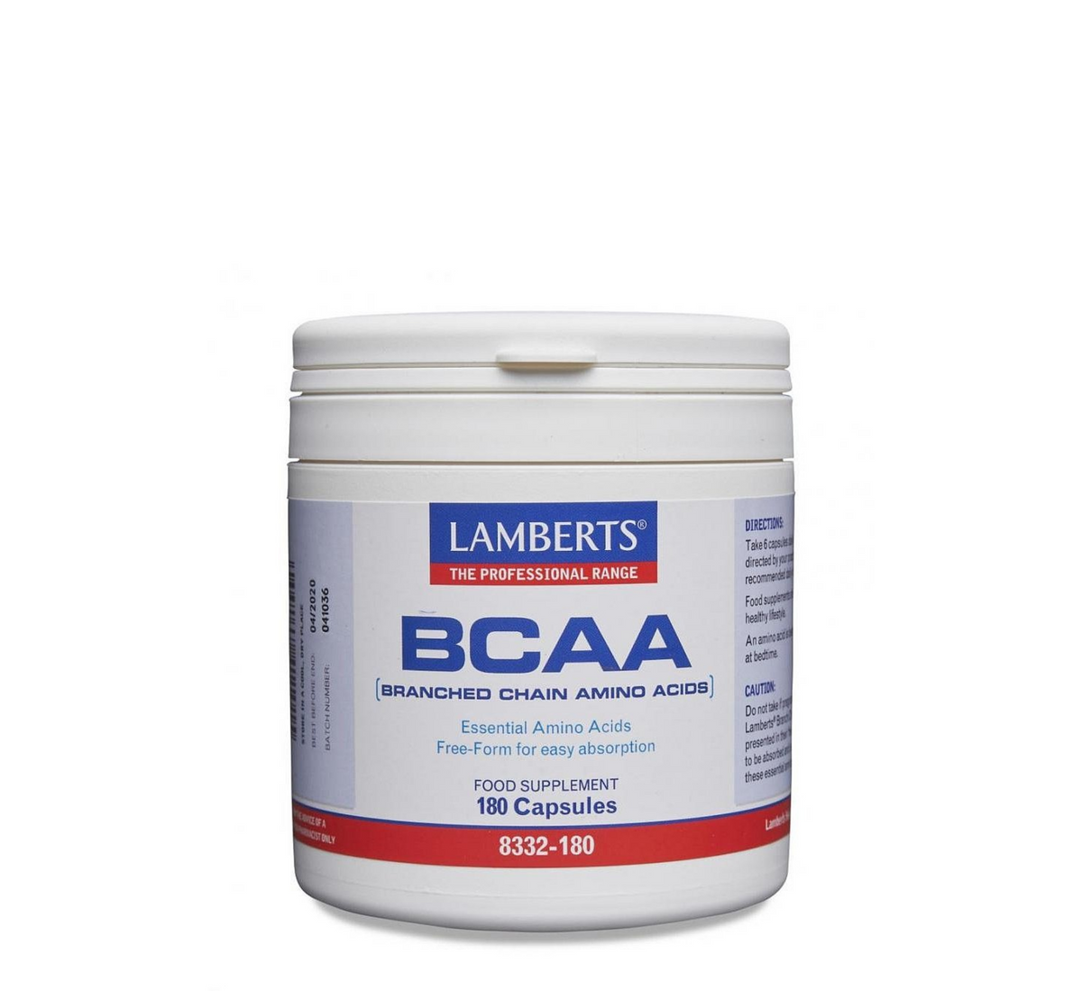Lamberts BCAA, 180 kapsula