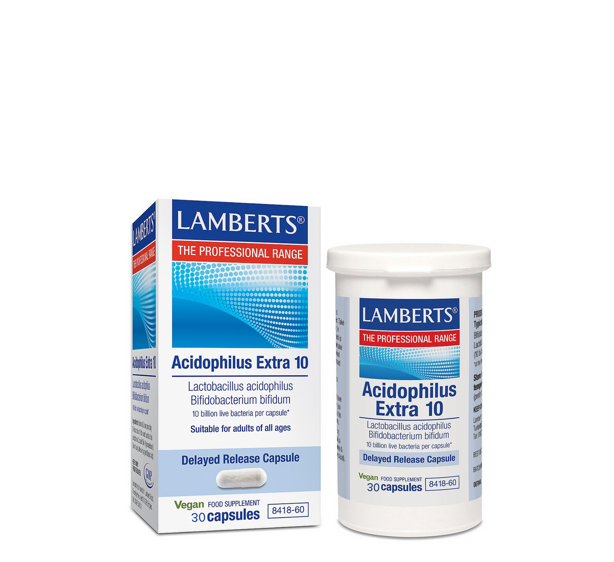 Lamberts Acidophilus Extra 10 Billion 30 kapsula