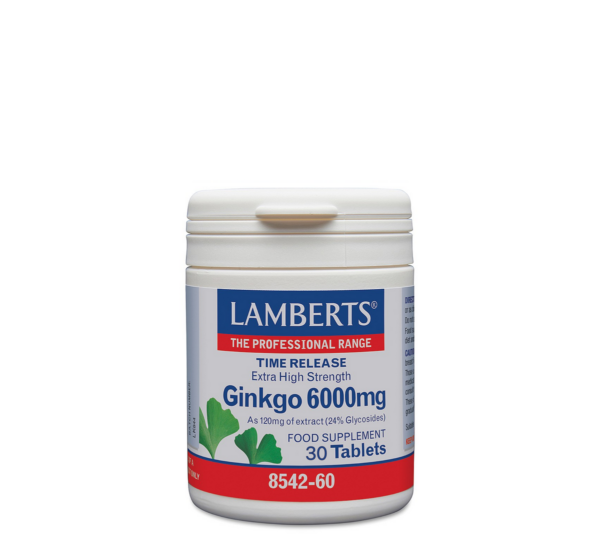 Lamberts Ginkgo Biloba 6,000 mg, 30 tablets