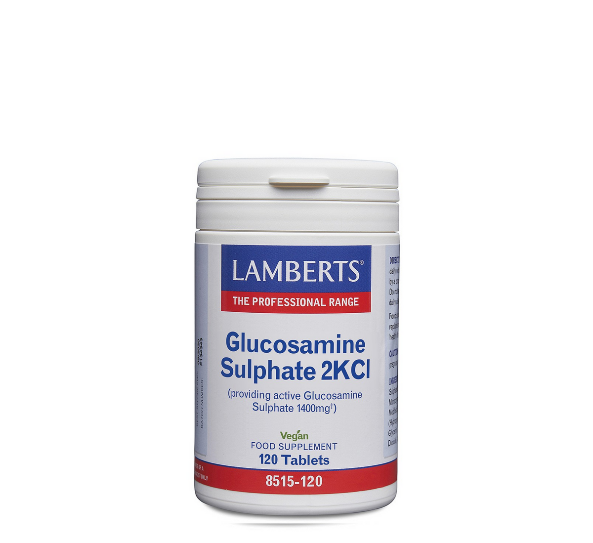 Lamberts Glucosamine Sulphate 2KCl, 120 tablets