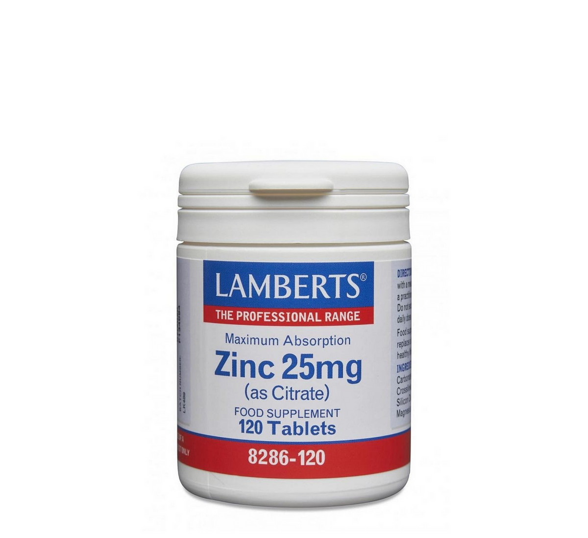 Lamberts Zinc 25 mg 120 tablets