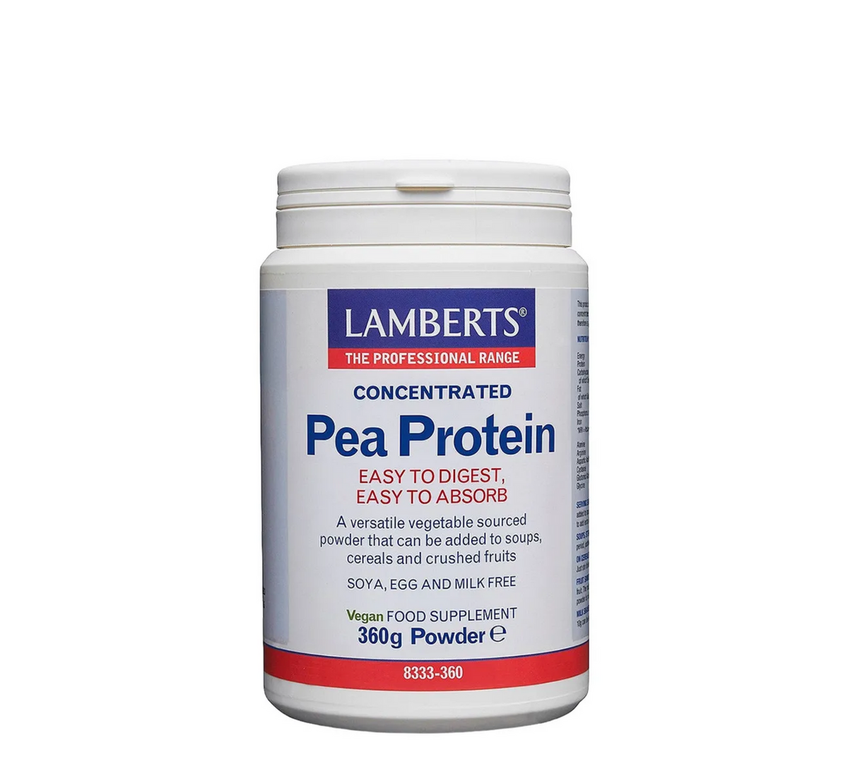 Lamberts Pea Protein powder 360 g