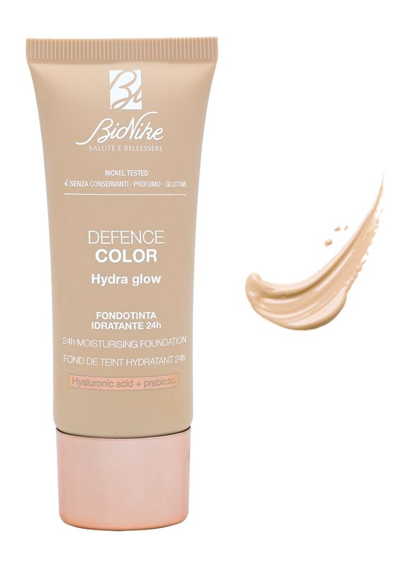 BioNike Hydra Glow 24H Moisturizing Foundation, shade 104 Beige