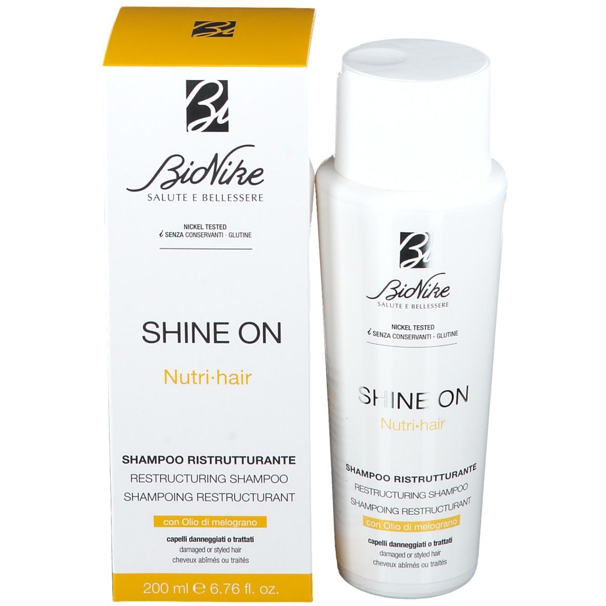 BioNike Shine On Nutri Hair Restructuring Shampoo 200 ml