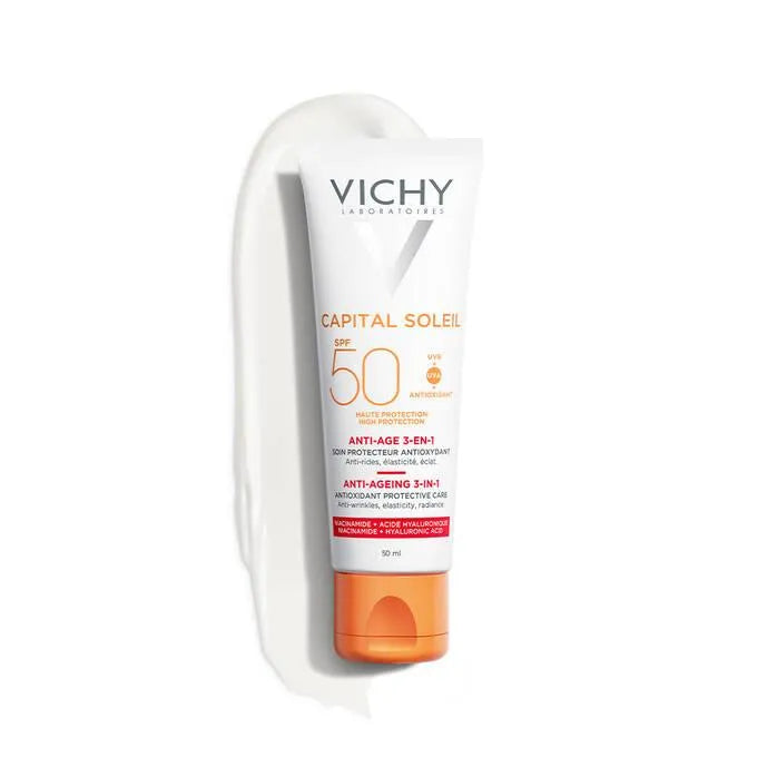 Vichy - Capital Soleil Anti-Ageing 3-in-1 SPF50 - GOLDFARMACI