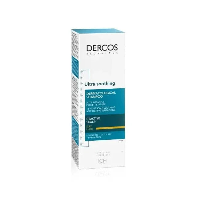 Vichy - Dercos Ultra Soothing Shampoo Sensitive Scalp Dry Hair - GOLDFARMACI