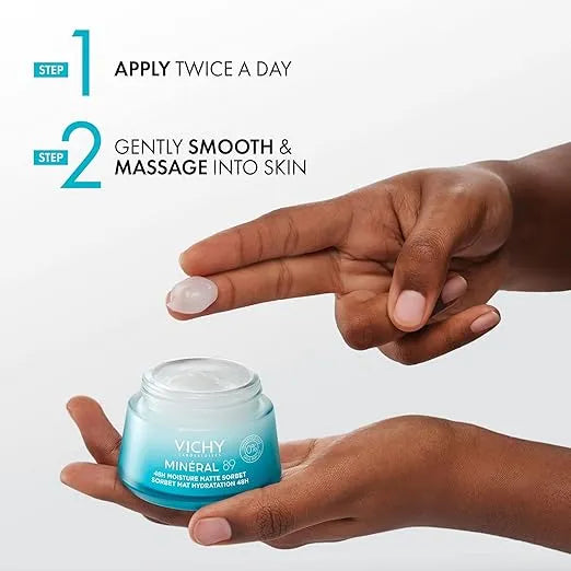 Vichy - Minéral 89 48H Moisture Matte Sorbet - GOLDFARMACI