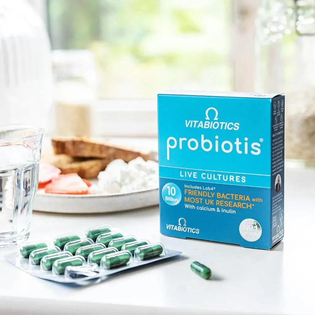 Vitabiotics - Probiotis Live Cultures 30Caps - GOLDFARMACI