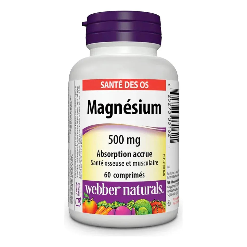 Webber Naturals - Magnesium 500mg - GOLDFARMACI