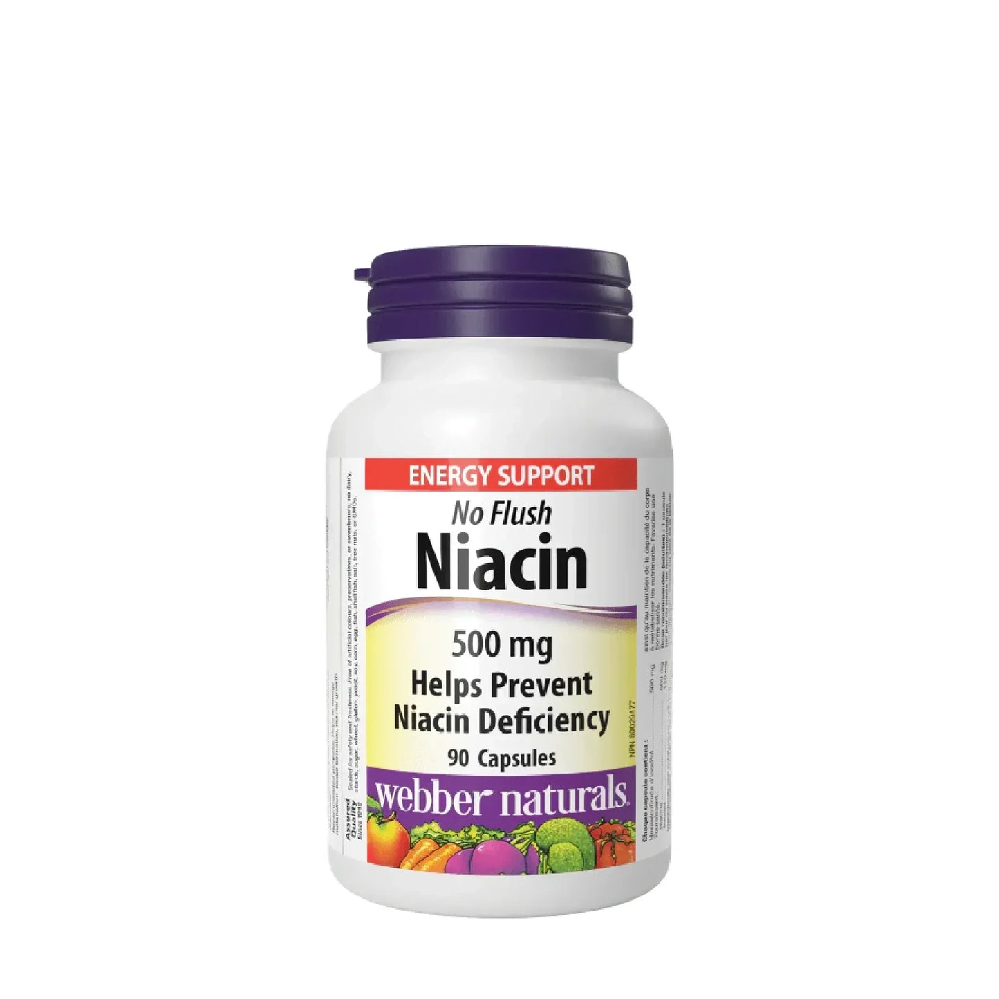 Webber Naturals - No Flush Niacin 500 mg