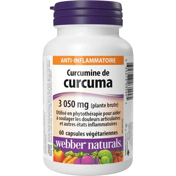 Webber Naturals - Turmeric Curcumin 3050 mg