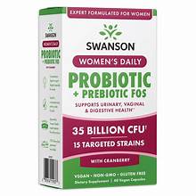 Swanson Women’s Daily Probiotic + Prebiotic FOS
