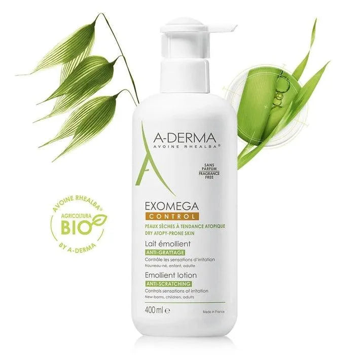A-Derma - Exomega Control Emollient Milk - GOLDFARMACI