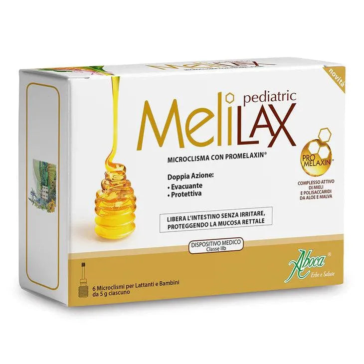 Aboca - Melilax Pediatric, 6 microclisma 5g - GOLDFARMACI