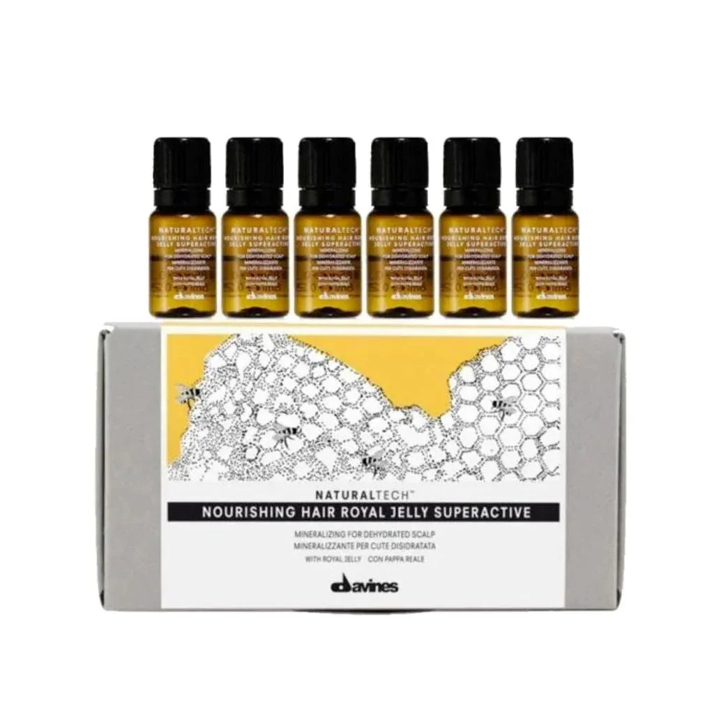 Davines Nourishing Hair Royal Jelly Superactive vials for dehydrated scalp care